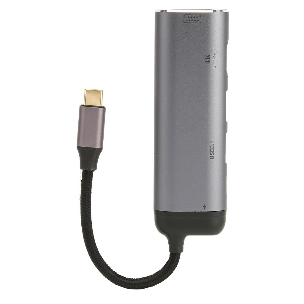 Type C Docking Station Multifunctional Type C to PD100W USB3.1 USB2.0 Type C2.0 4K Type C Hub for