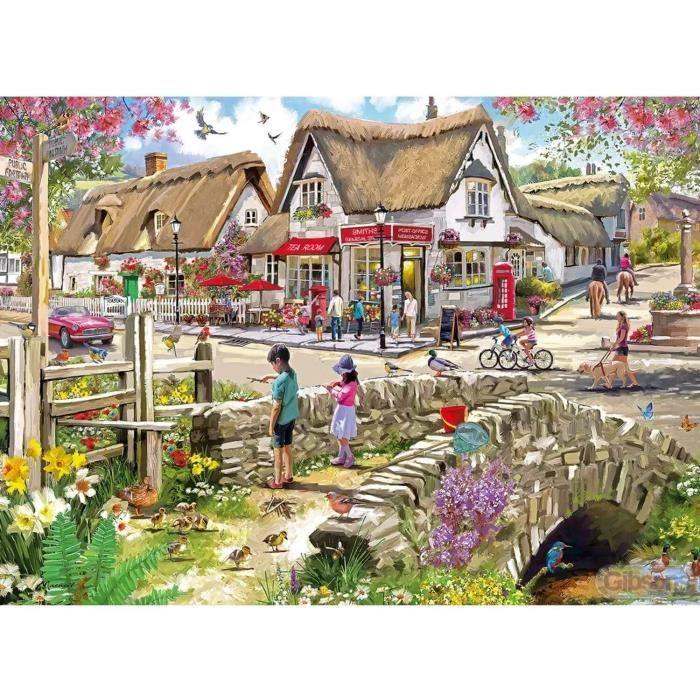 Puzzle 1000 Pièces - GIBSONS - Jonquilles Et Canetons - Paysage Et Nature - 1000 Pièces - Coloris Unique
