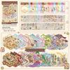 Miniature Diorama Sticker Set: 20 Styles of Transparent Cartoon Stickers for DIY Collage and Children's Crafts.