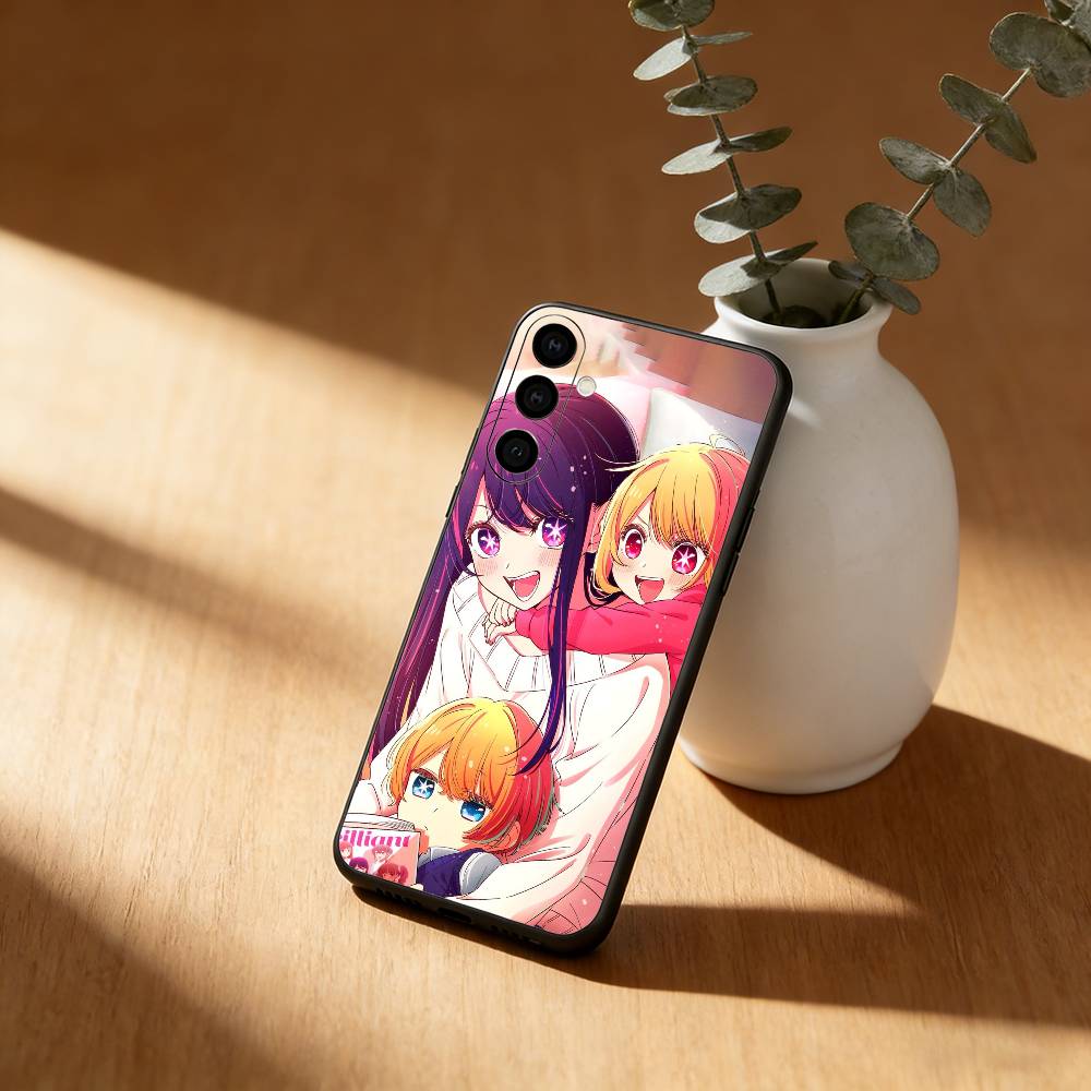 O-Oshi Anime no ko Phone Case For Samsung Galaxy A91,80,73,72 ,71,53,52,32 ,31,22,21s,20,Soft Black Case Samsung a51 4g