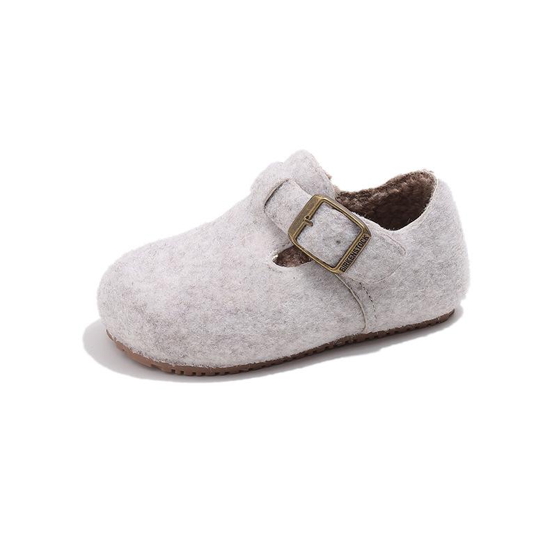 

Children s cotton shoes, new autumn and winter styles, girls shoes, Korean-style boys cotton shoes, fashionable and versatile, plush cotton shoes 21Inner Length13.5cm бежевый