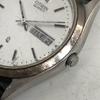 Used CITIZEN Citizen CQ 6100-S96389 Silver Day-Date Working Condition Confirmed Operation Battery Replaced Men's Women's Unisex Quartz