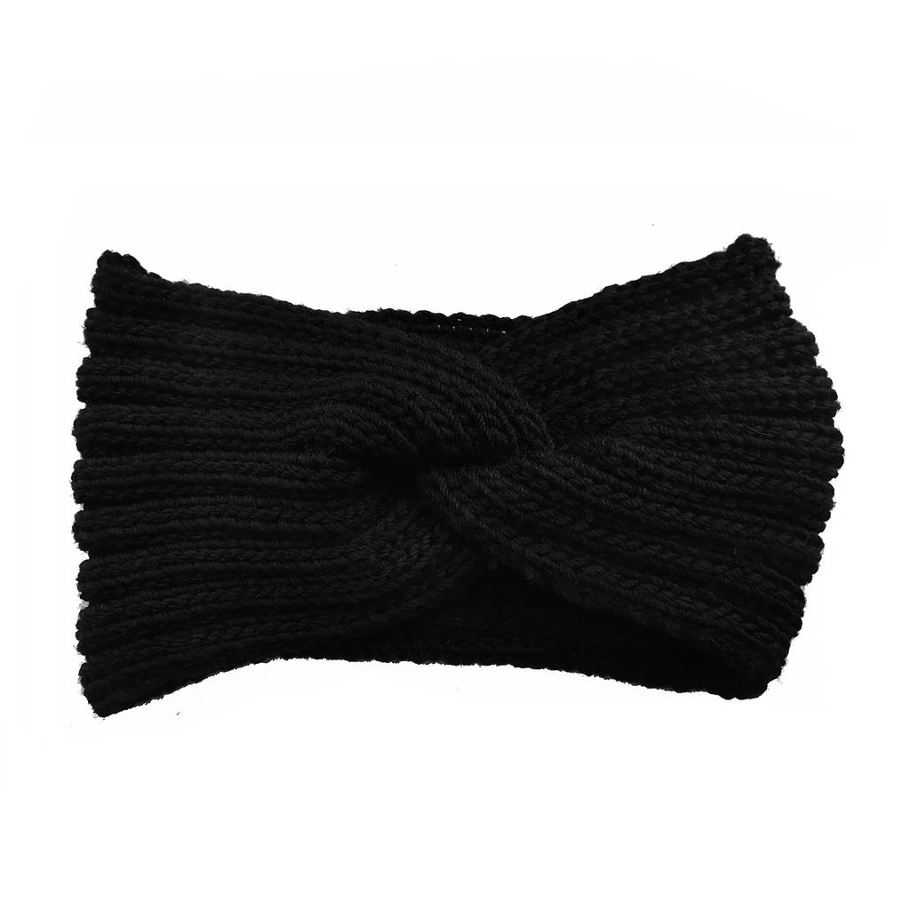 1 PC Vintage Knitted Twisted Hairband, Warm and Stylish for Autumn and Winter, Perfect for Daily Street Wear