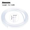 ACROPIX Fiber Optic Cable Skirt Side Glow Car Light Decoration Universal 3mm 1M Clear 1pcs