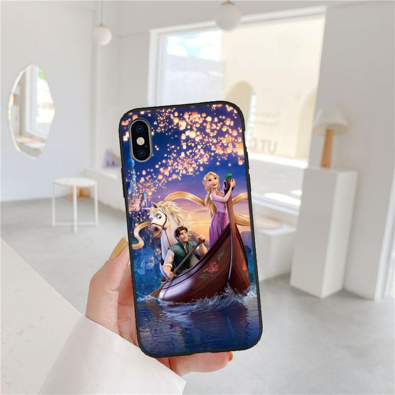 

CJ92 Rapunzel Soft Shell Phone Case for iPhone 16 15 14 13 12 Pro Max Plus Mini iPhone 13