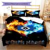 Name Custom Hsv Bilder Pattern Bedding Set Quilt Cover Pillowcase Home Decor Gift (1 * Duvet Cover + 2 * Pillowcase, Without Core)