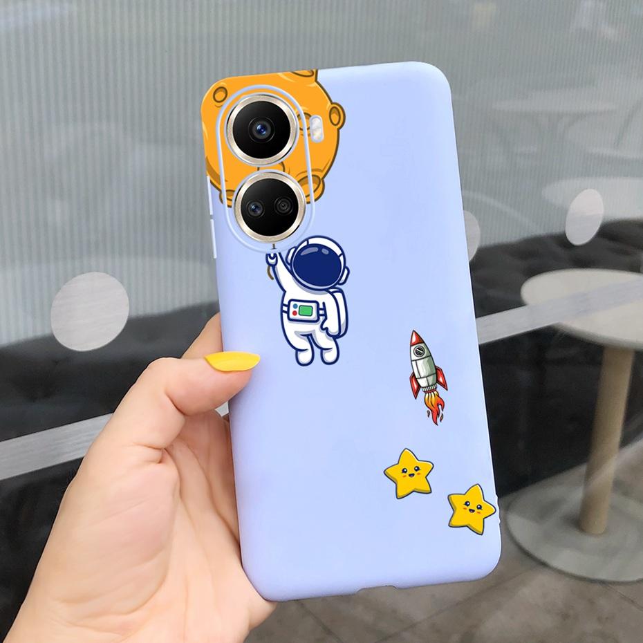Cute Silicone Case For Huawei Nova 10 SE 2022 Fashion Girl Flower Phone Case For Huawei Nova 10 Pro Nova10 10Pro Soft Back Cover