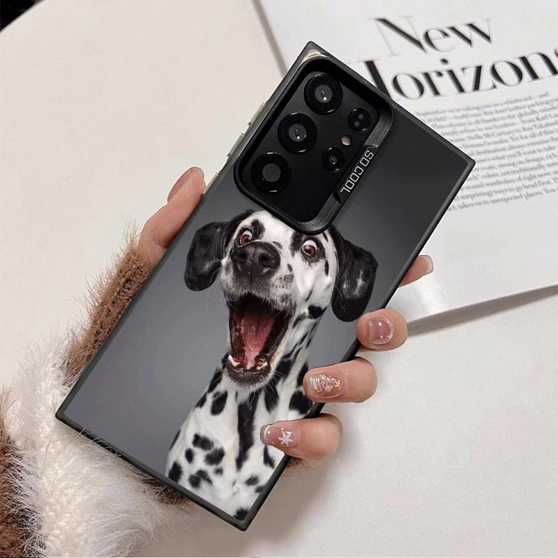 Dalmatian Cute Dog Shockproof Phone Case for Samsung Galaxy S26 Edge S25 Ultra S24 FE S23 Plus S21 Cover Anti Fall Fundas