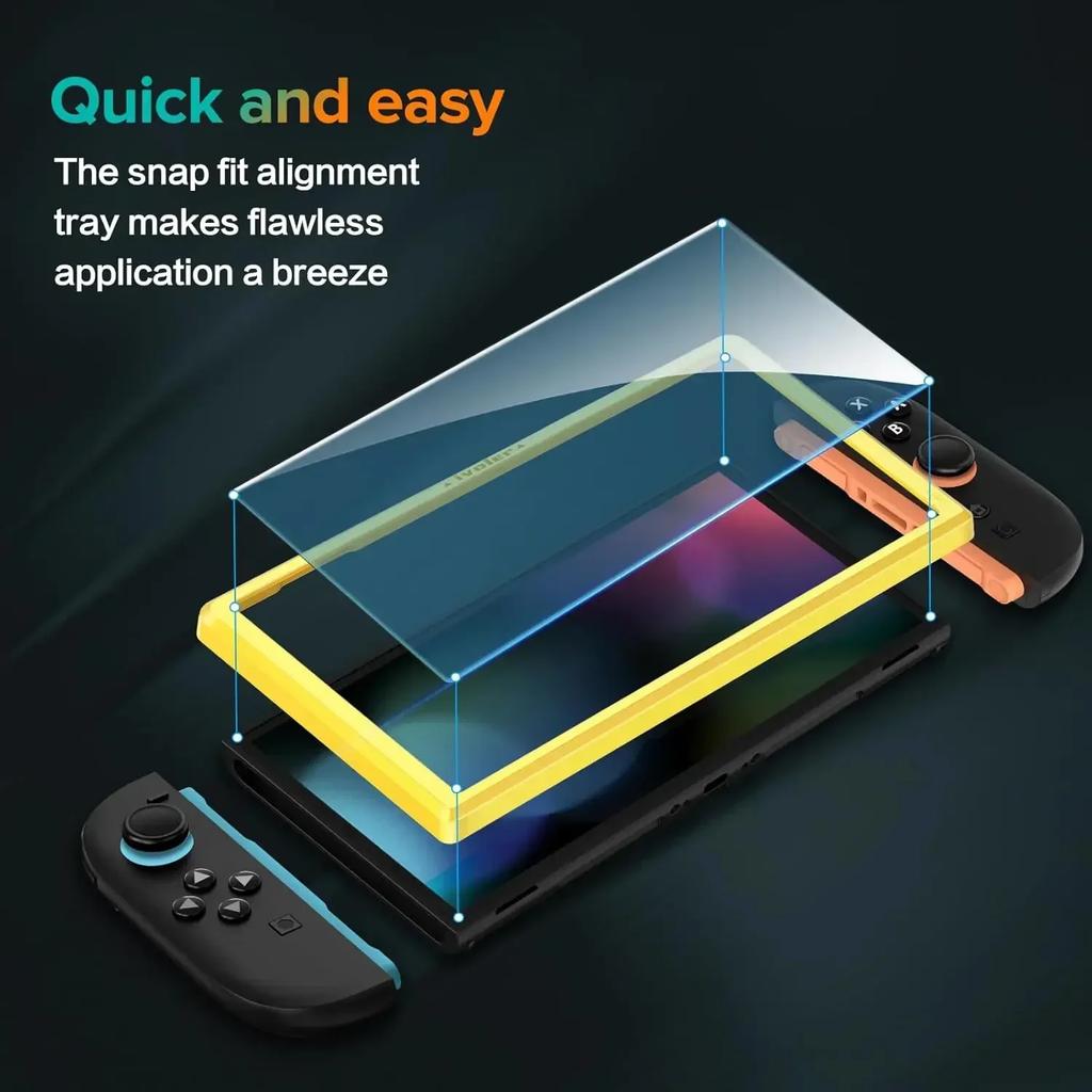 1/2/3PCS Tempered Glass For Switch 2 Screen Protector Anti-Scratch HD Clear Protective Film For Switch 2 Accessories