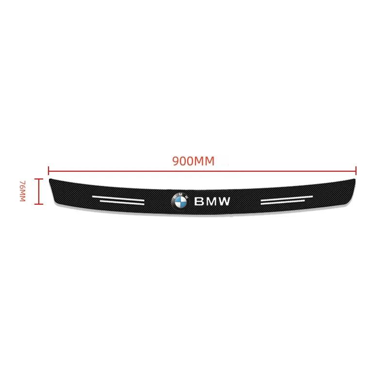 Pegatina Protectora para Maletero de Parachoques Trasero de Coche de Fibra de Carbono para BMW M mini E34 E36 E60 E90 E46 E39 E70 F10 F20 F30 X5 X6 X1 M3