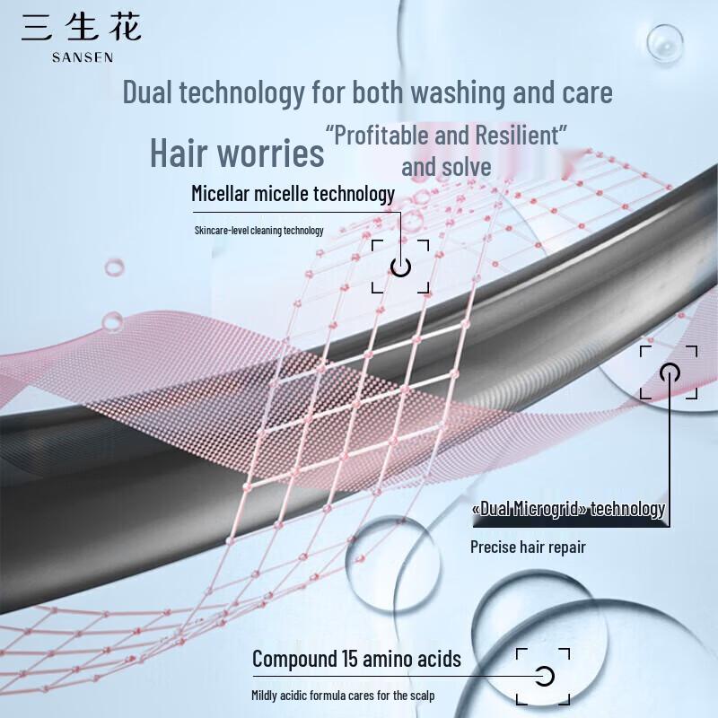 Sansheng Flower Essential Oil Fragrance Shampoo