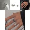 Exquisite 925 Silver Open Heart Ring For Women In Elegant Minimalist Design