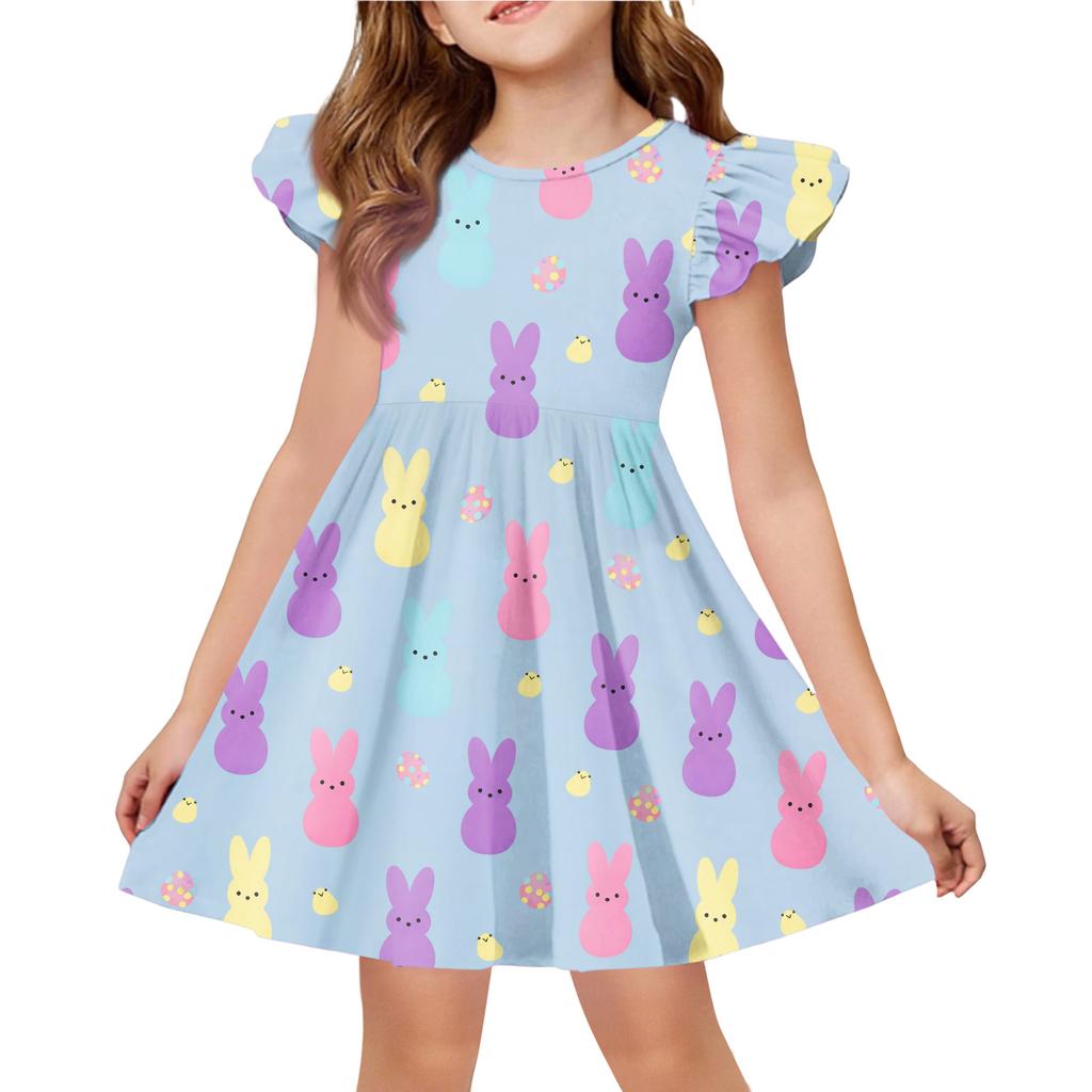 Children's Fashion Casual Flying Sleeve Dress