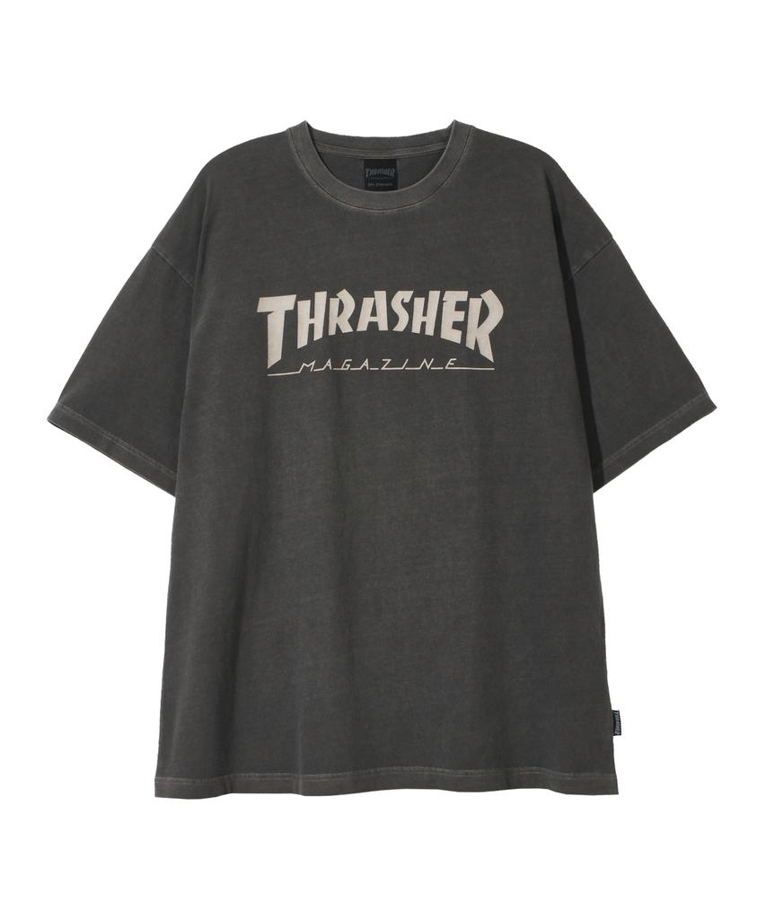 Treasure Magazine Pigment-Dyed Short Sleeve T-Shirt Charcoal