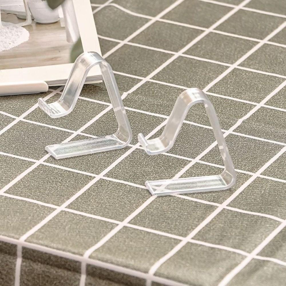 Plastic Tablecloth Clips Transparent Table Cover Holder Prom Clamps Table Cloth Holder Outdoor