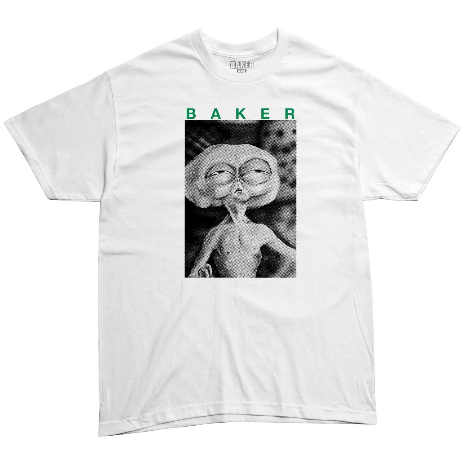 Baker Skateboards Shirt Block Busters White XL