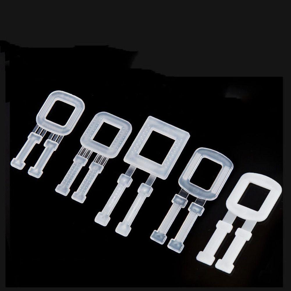 Transparent Plastic Packing Buckle 60x25 Mm Belt Buckle Packing Strap Buckle  Bundling Vegetables