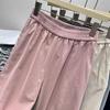 High Waist Korean Style Lace Trim Straight Leg Pants for Women - Summer Casual, Loose Fit, Versatile Cropped Design