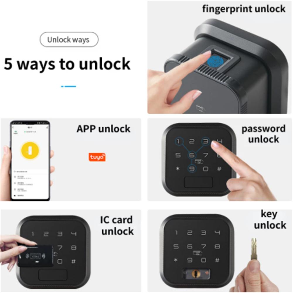 WIFI Fingerprint Lock Smart Electronic Door Lock Finger Print Password IC Card