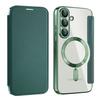 For Samsung Galaxy A36 5G Case Compatible with MagSafe RFID Blocking Card Holder Leather Phone Cover