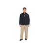 Nike SB Polo Style Solid Color Long Sleeve Multi Pocket Shirt Unisex Shirts Black White FV7346-010