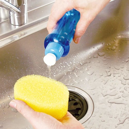 Azuma Industrial Kitchen Sponge, Water-Draining, Long-Lasting, Foaming, TK Colorful 3-Color Set, Lock Nylon, Long-Lasting