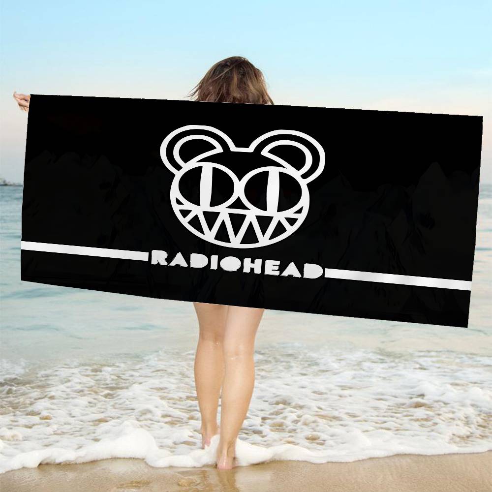 Rock Band R-Radiohead Musik Mikrofaser Decke Schnelltrocknende Strandtücher Übergröße Druck Super Saugfähige Pool Handtuch Decke