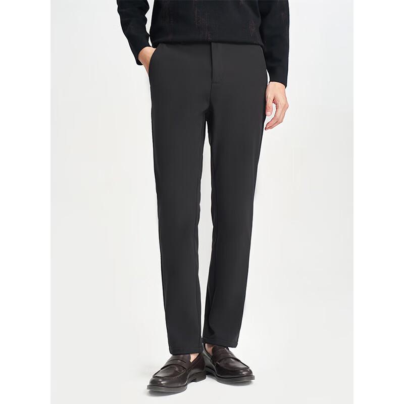 Talent Man Slim-Fit Fleece-Lined Casual Business Pants