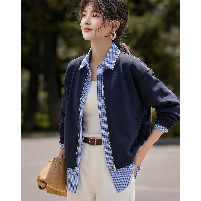 Demana Faux Two-Piece Lapel Shirt Jacket