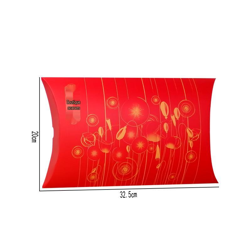 El Çantalı İpek Eşarp Şal Hediye Paketleme Seti