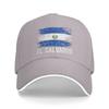 Sommer Freizeit Baseballkappe Salvadorianische Flagge Salvador Wurzel El Salvador Truckerhut Für Damen Unisex Verstellbar Mode Baseballkappen