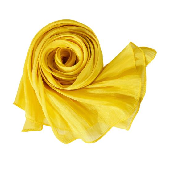 Women Turban Large Size Long Scarf Satin Crepe Fabric Breathable Soft Sheen Headscarf Vacation Photography Sun Protection Shawl