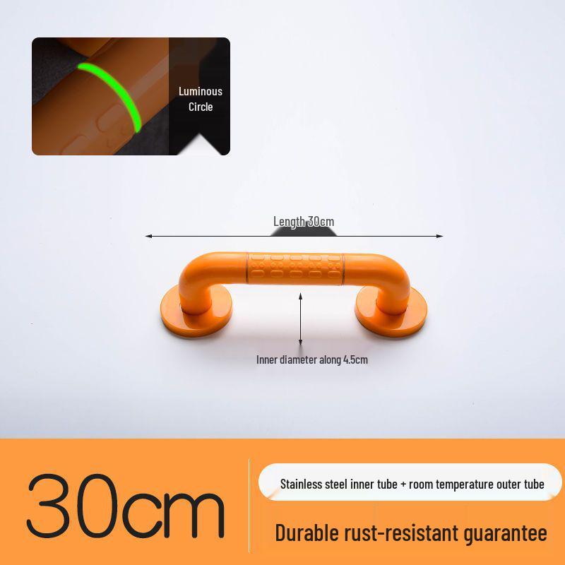 Stainless Steel Bathroom Handrail for Disabled, Elderly, and Pregnant Women