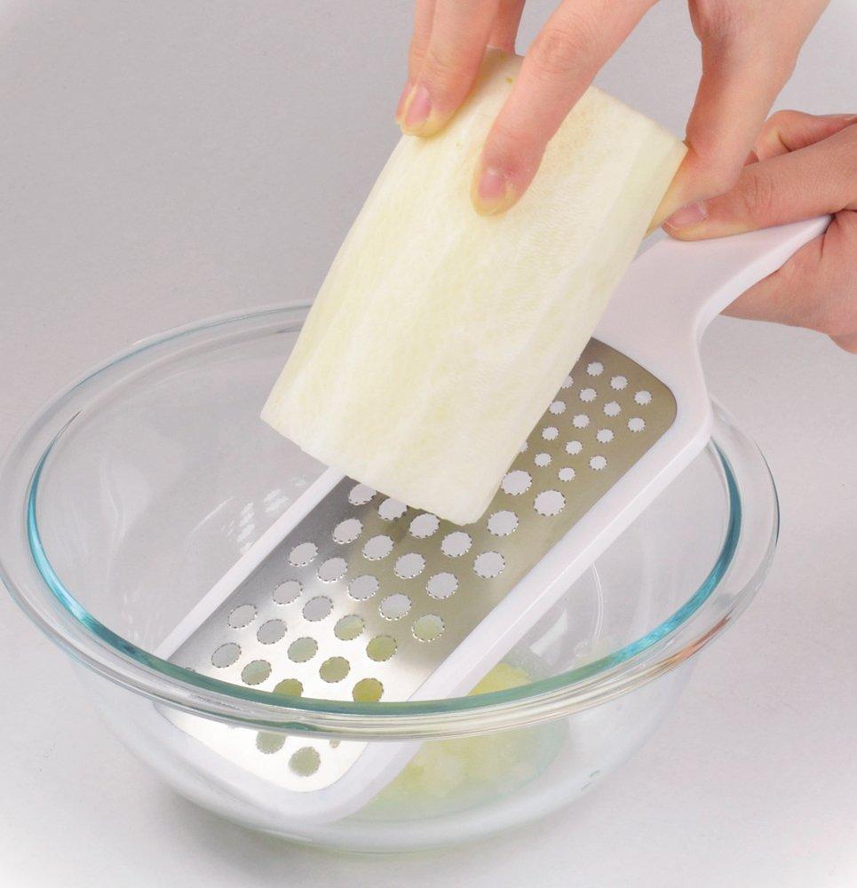 Pearl Metal Veggie Fluffy Radish Grater, Grater, Ultra-Lightweight, C-287