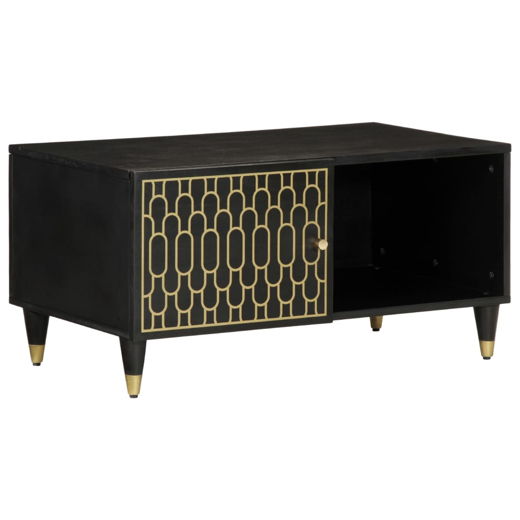  Coffee Table, 80x50x40 Cm, Solid Mango Wood