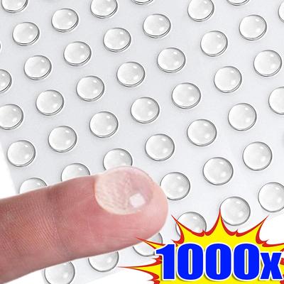 100-1000 Stück Mini Klebepuffer Anti-Rutsch Klare Punkte Schrank Silikon Türstopper Wandprotektor Lärmreduzierung Kleine Stopper