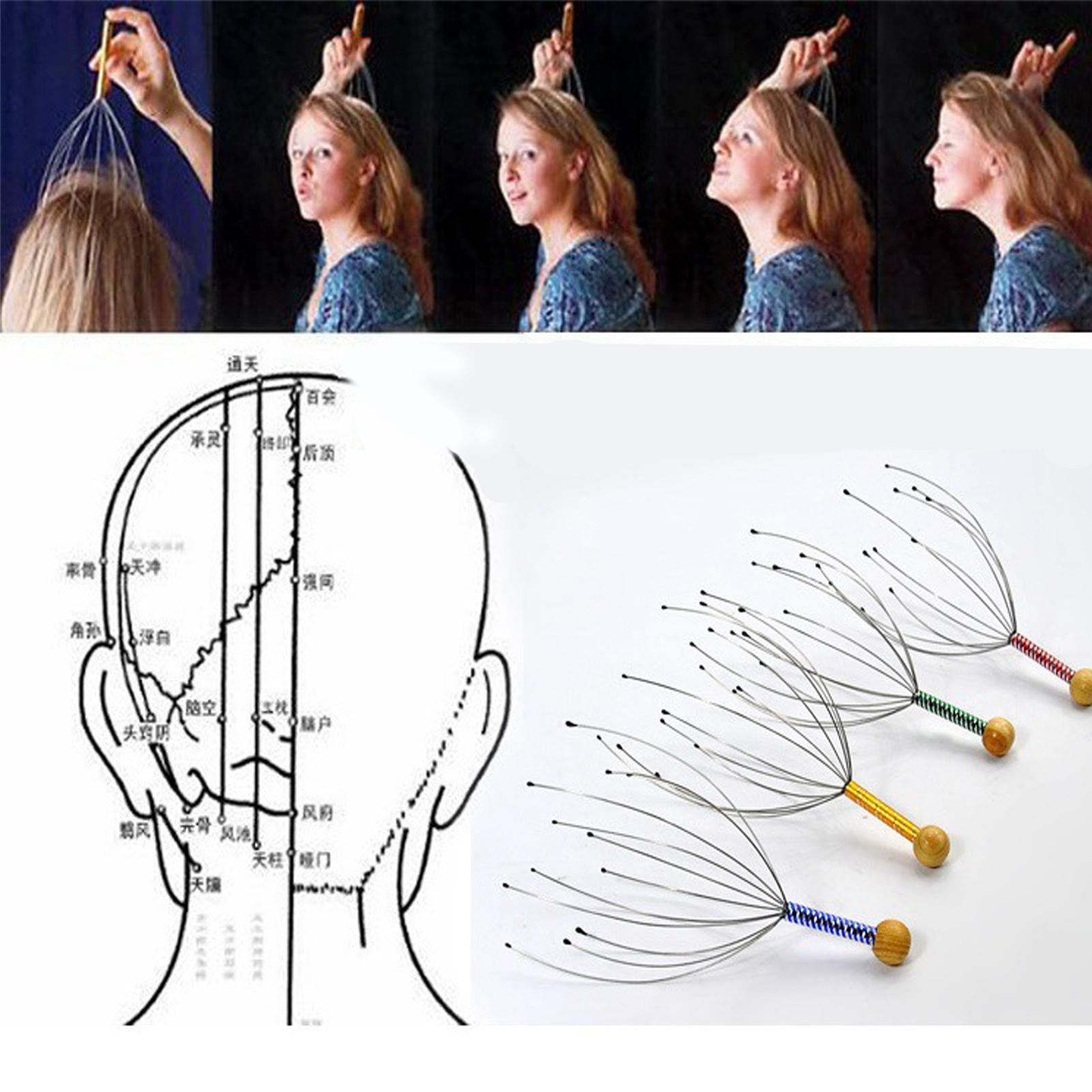 

Многофункциональный массажер для головы, пощипывание, высокая эластичность, улучшение циркуляции крови, чесание кожи головы