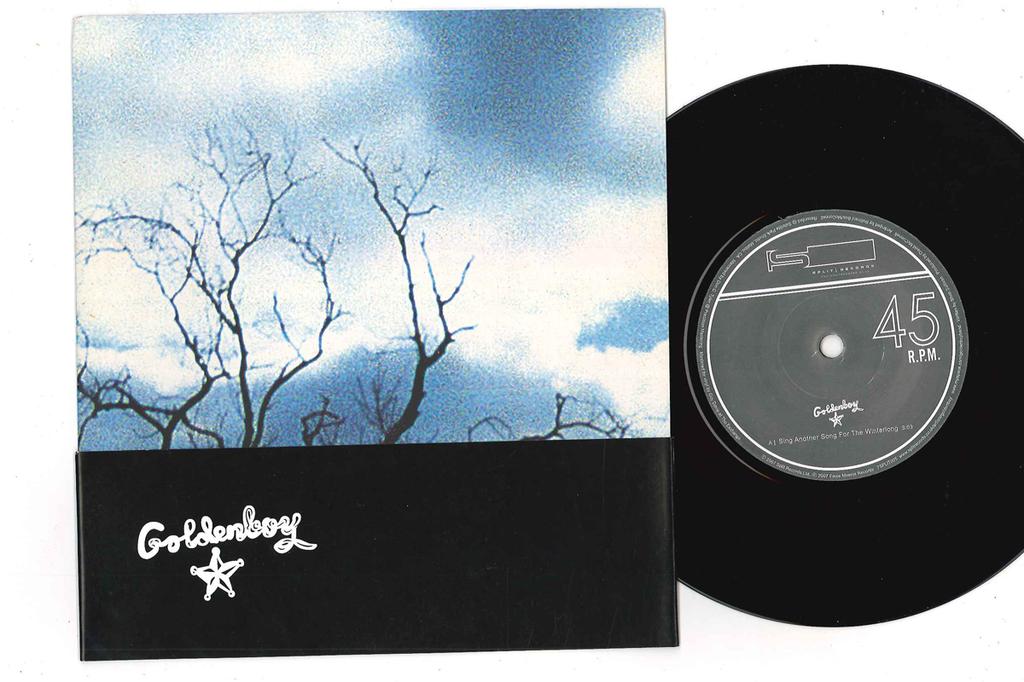 7inch Record GOLDENBOY - Sing Another Song For The Winterlon 7SPLIT005 SPLIT 2007 UK Obi Rock Used
