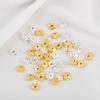 5Pcs 8x8.4mm 18K Gold Color Plated Irregular Lava Shape Charms Beads Copper for DIY Necklace Bracelet Jewelry Making Accessories
