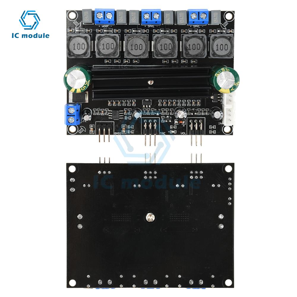 DC 10-25V TPA3116D2 Audiophile HIFI Digital Audio Amplifier Board 50W*2+100W High Power 2.1 Channel Subwoofer Amplifier Board
