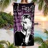 Neon Style Lil Peep Fashion Beach Towel: Ideal for Summer Adventures Soft, absorbent and quick drying suitable for swimming and bathing