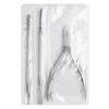 Stainless Steel Cuticle Care 3-Piece Set: Nipper, Pusher, and Fork