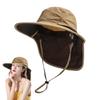 Sun Hats for Men Women Fishing Hat Breathable Wide Brim Bucket Hats Summer UV Protection Safari Hat Outdoor