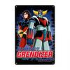 Vintage Goldorak Grendizer Metal Tin Sign  Custom Anime UFO Robot Goldrake Wall Art Decor for Pub Cafe Yard  Rectangle Plaque