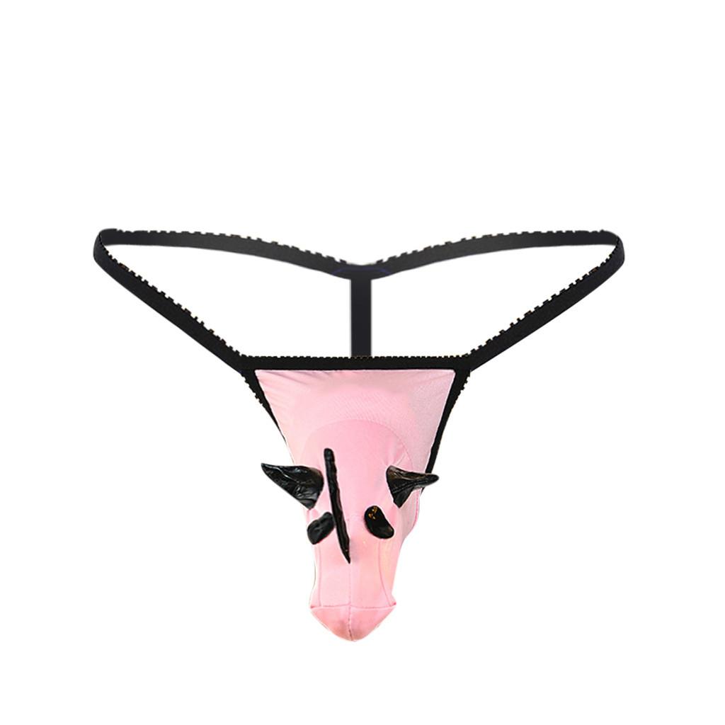 Rhino Elephant Men's Underwear Sexy T-Pants Sexy T-Pants Fashion G-string T-back Micro Thong Briefs Underwears boxers hombre