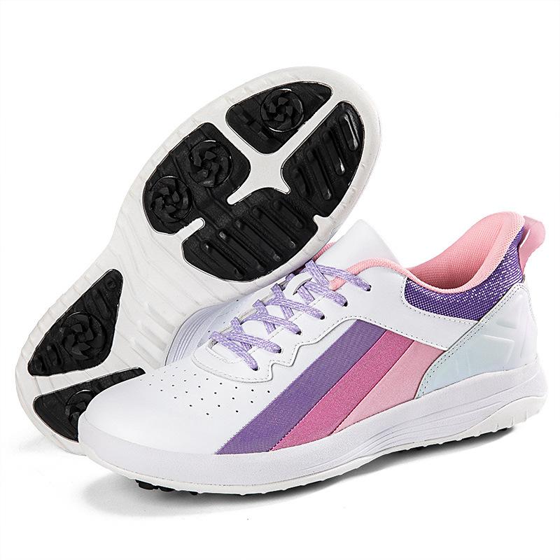 Men's shoes summer new fixed nail golf shoes women's waterproof breathable golf shoes