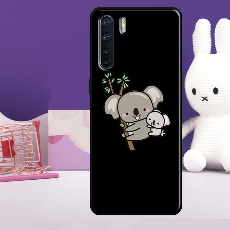 

cartoon watercolor animal koala Case For Oppo A54 A74 A94 A80 A60 A40 A18 A38 A58 A78 A98 A96 A76 A16 A15 A17 A57 A77 A5 Pro OPPO A17
