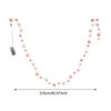 Yousheng LED Pom Poms String Lights Battery Operated Fairy Light with 20 Faux Crystal Petals LEDs for Valentine's Day Wedding Party Christmas Bedroom