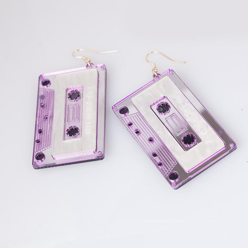 New Fashion Transparent Tape Drop Earrings For Women Girls Acrylic Hip Hop Long Big Dangle Earrings Pendientes Party Jewery Gift