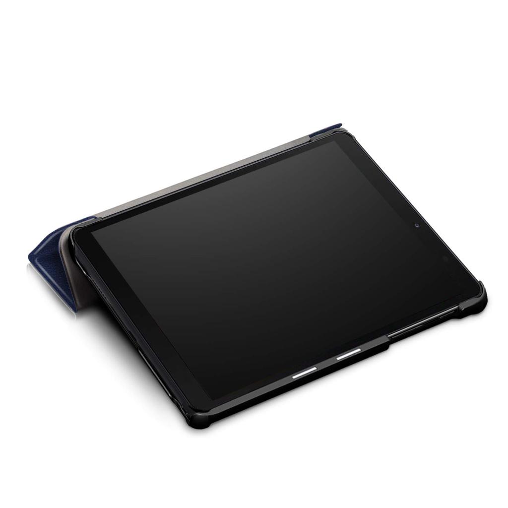 Pro Samsung Galaxy Tab A 8.0 (2019) s S Pen P200 P205PU Kožené Ochranné Pouzdro s Trojitým Stojanem